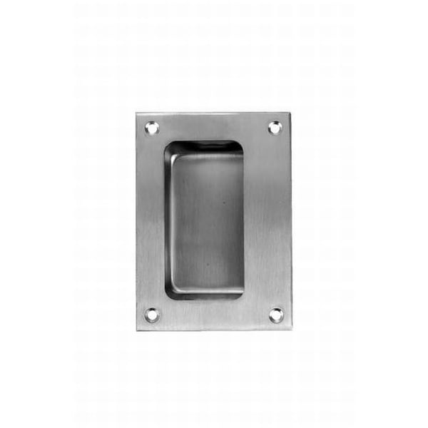 3-1/2" x 4-3/4" Surface Mount Flush Cup Pull